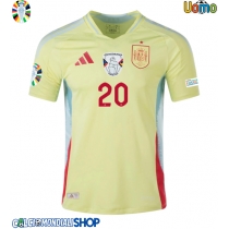 Maglie da calcio Spagna Pedri Gonzalez #20 Seconda Maglia Europei 2024 Manica Corta